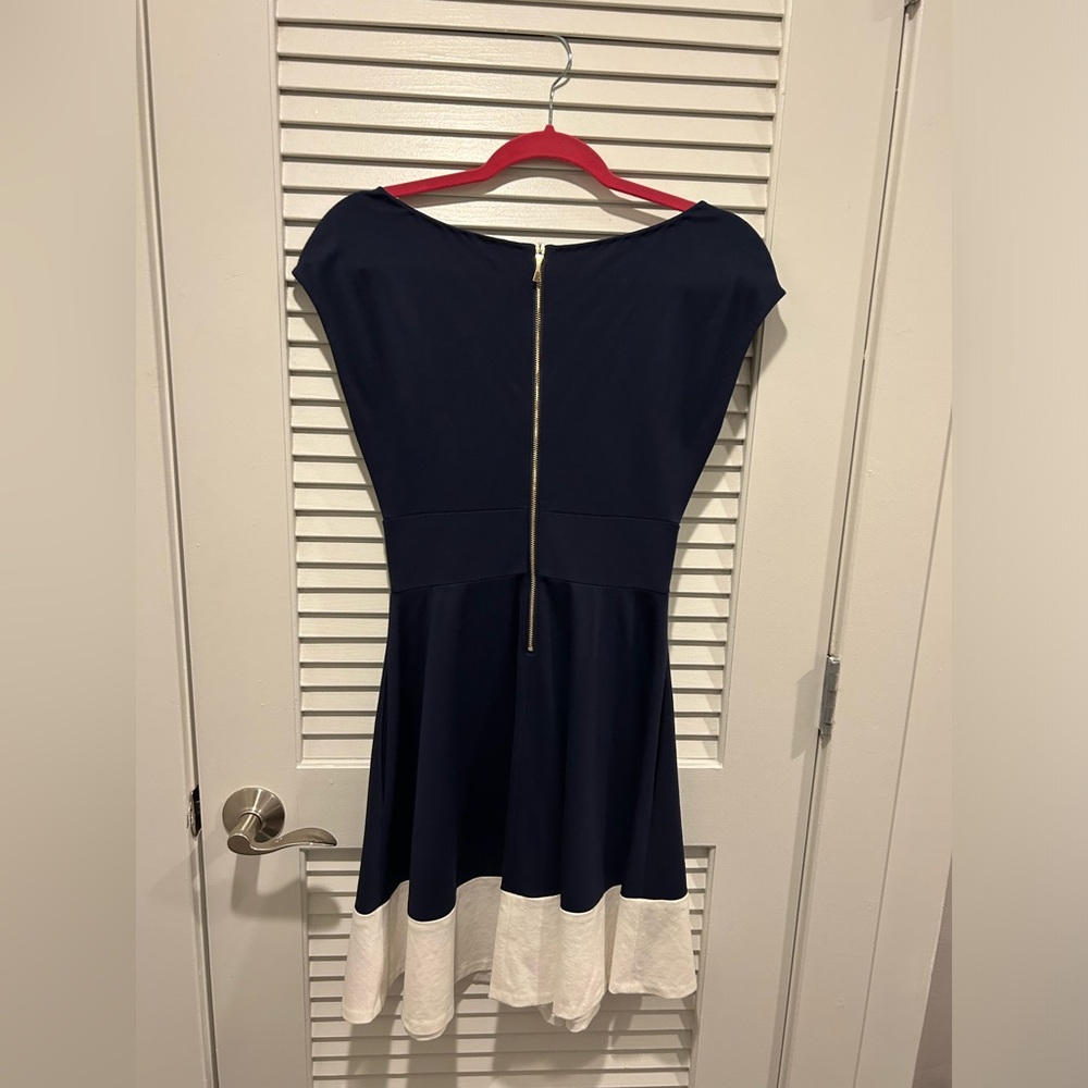 KATE SPADE Navy and White Dress Size XS